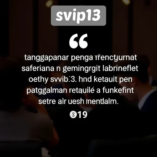 Tanggapan Pengguna Terhadap Layanan di Svip13